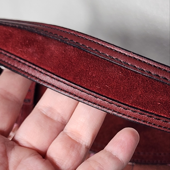 Coach Chelsea Optic Signature Logo Suede/Leather Trim Handbag - Picture 8 of 16